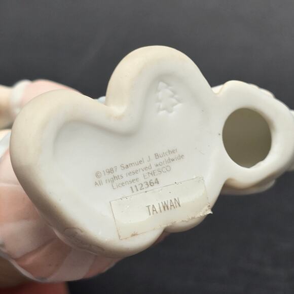 Precious Moments Girl with Goose Ornament Samuel Butcher 1987 - Picture 5 of 6